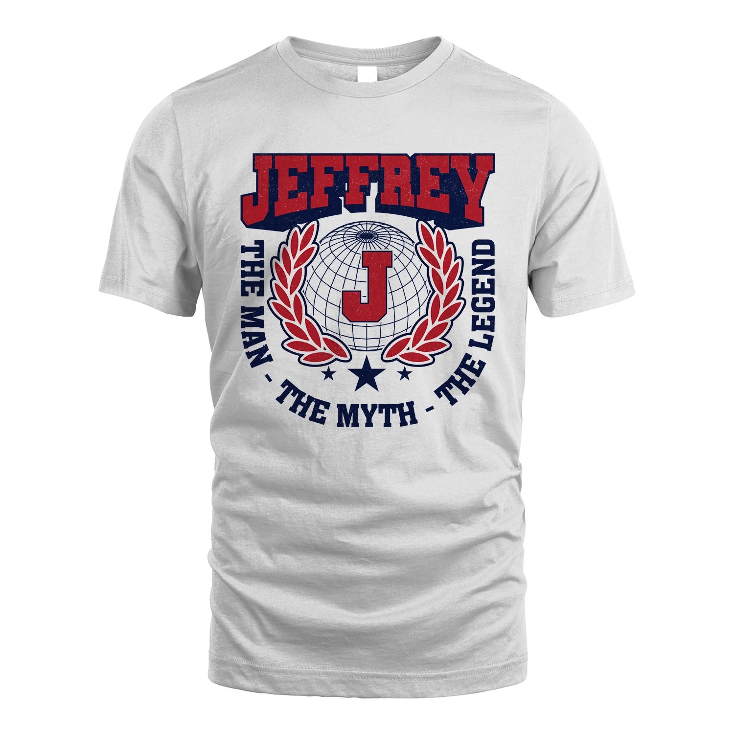 The Man The Myth The Legend Logo Shirt JEFFREY M1-30