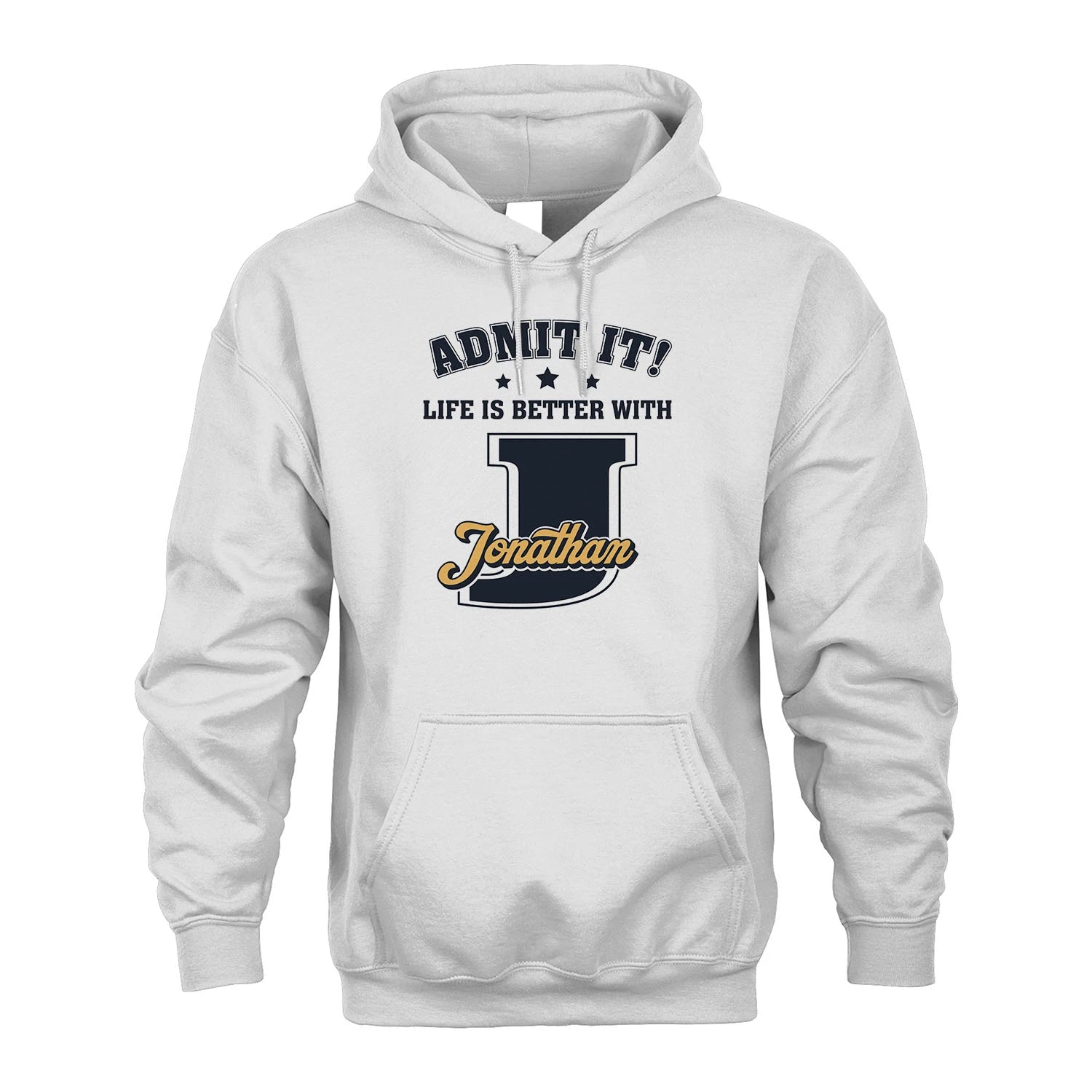Life Is Better With Your Name Shirt JONATHAN M1-17