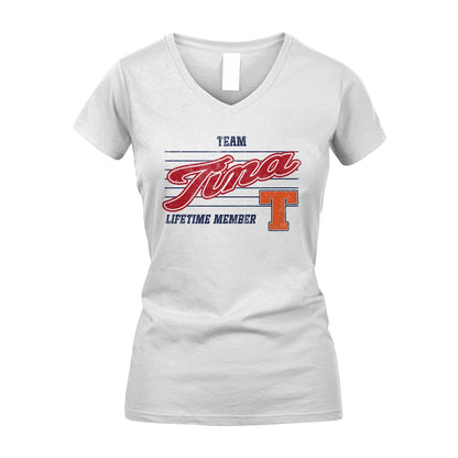 Team Your Name Lifetime Member Vintage Shirt TINA M1-24