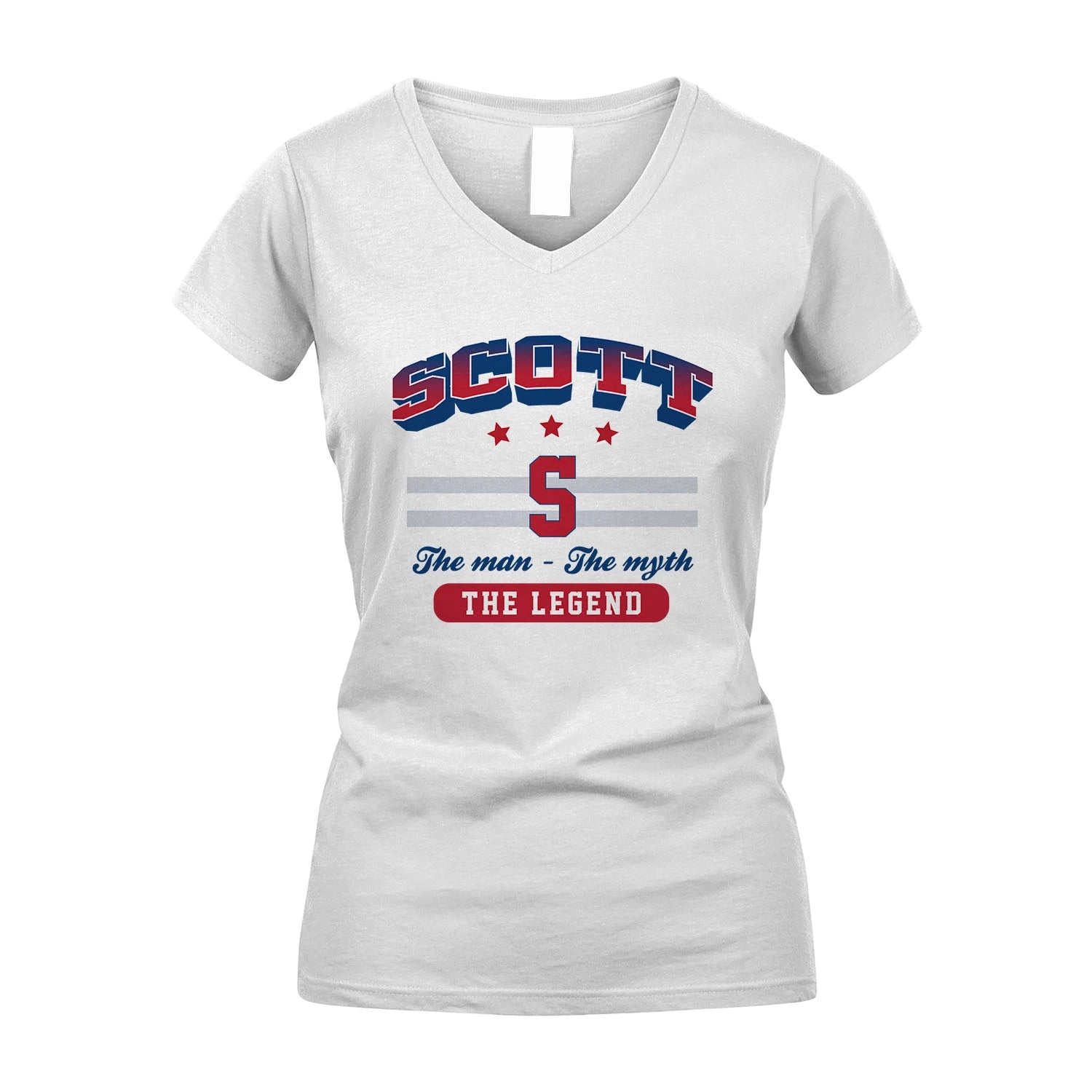 The Man The Myth The Legend With Your Name Shirt SCOTT M1-35