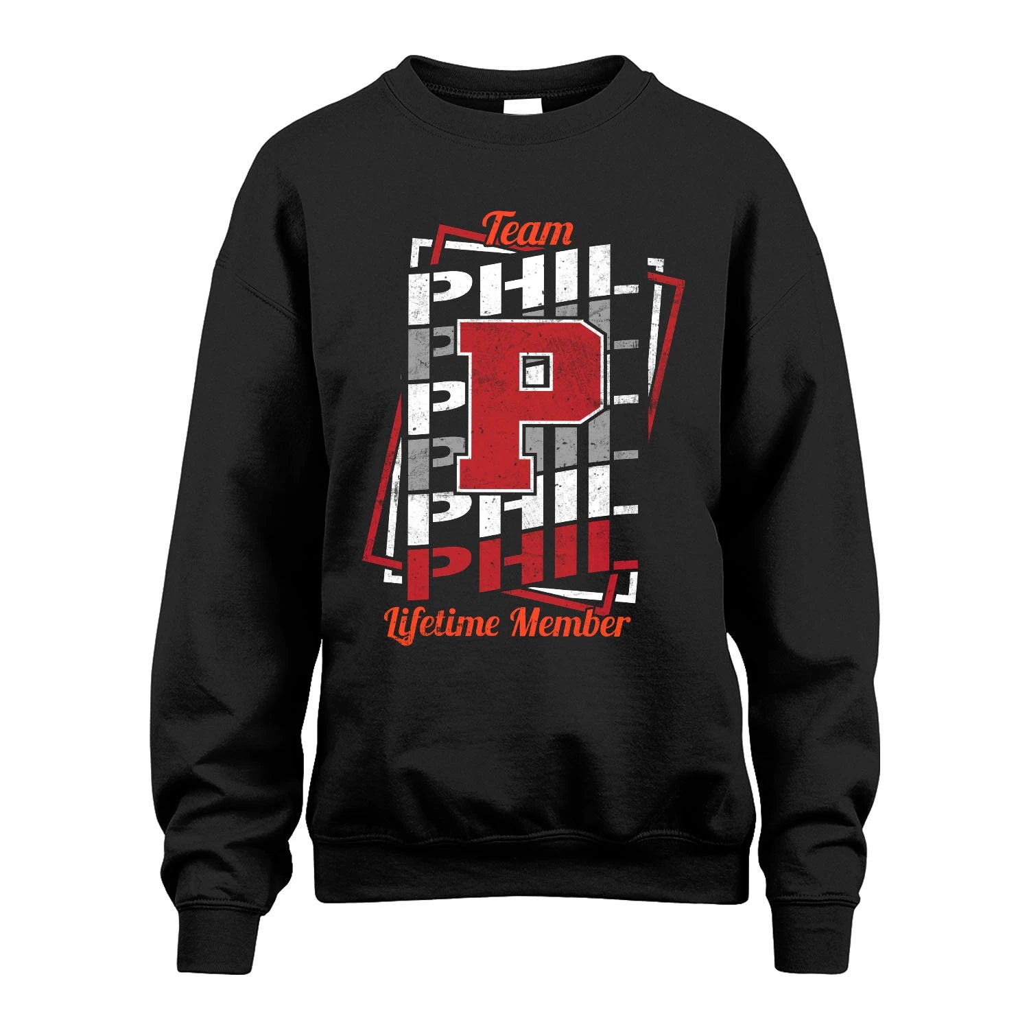 Team Your Name Lifetime Member Sporty Shirt PHIL M1-25
