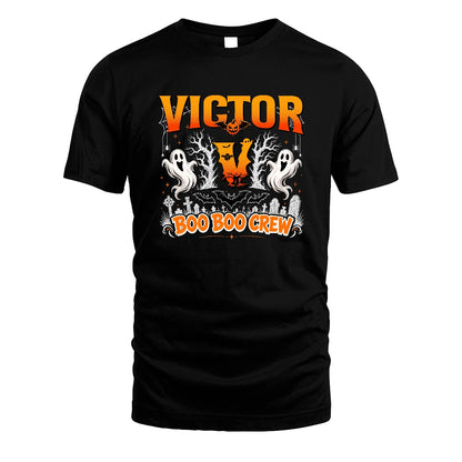 Boo Boo Crew Halloween Custom Name Shirt VICTOR M1-28