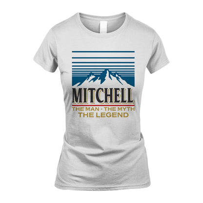 The Man The Myth The Legend Vintage Mountain Shirt MITCHELL M1-19