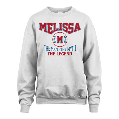 The Man The Myth The Legend Jet Style Shirt MELISSA M1-9