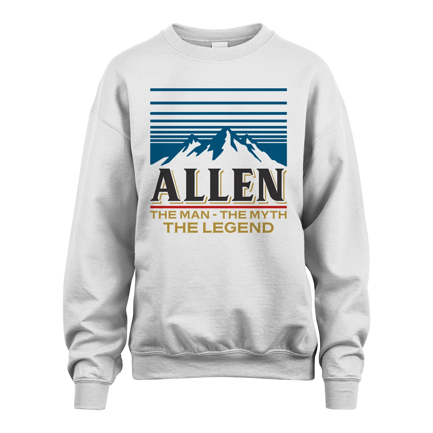 The Man The Myth The Legend Vintage Mountain Shirt ALLEN M1-19