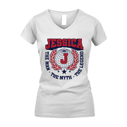 The Man The Myth The Legend Logo Shirt JESSICA M1-30