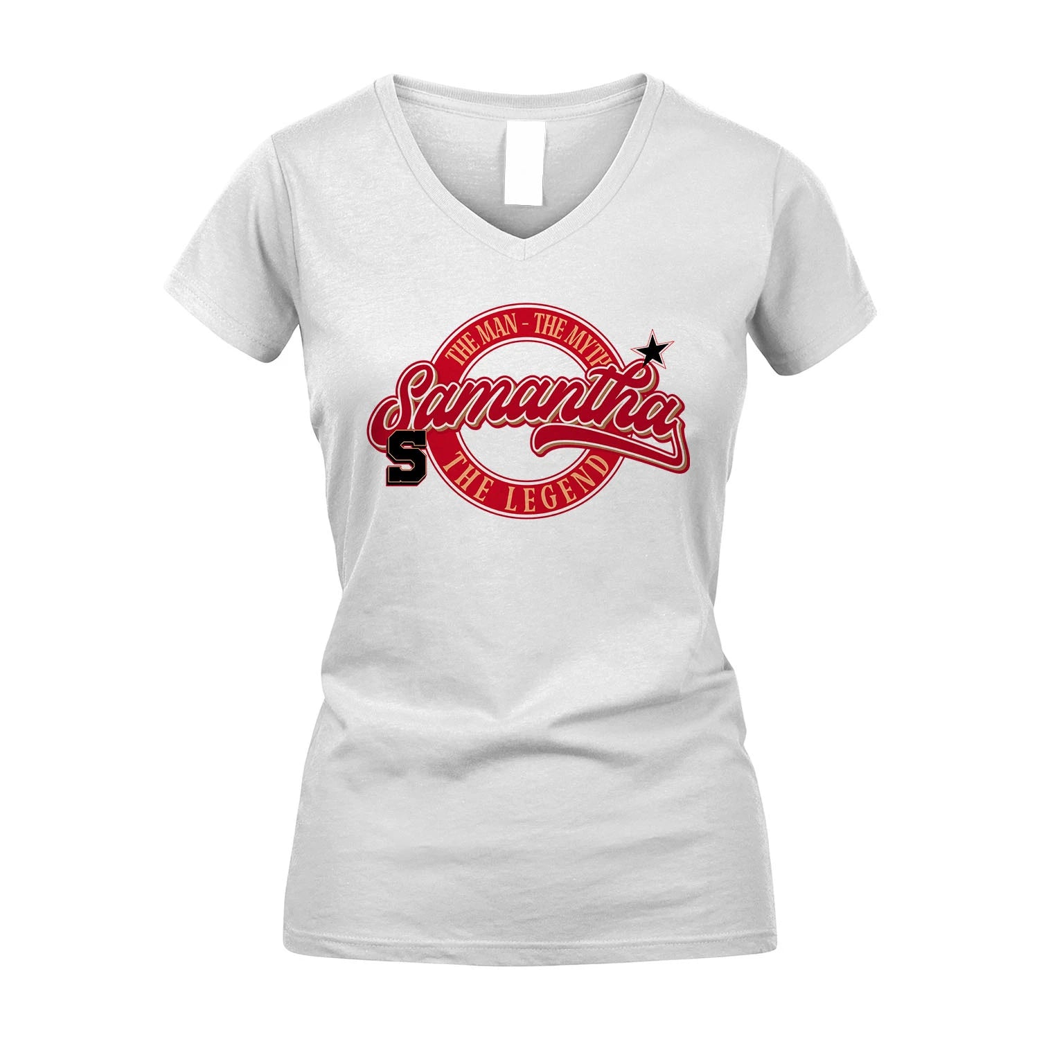 The Man The Myth The Legend Sporty Shirt SAMANTHA M1-14