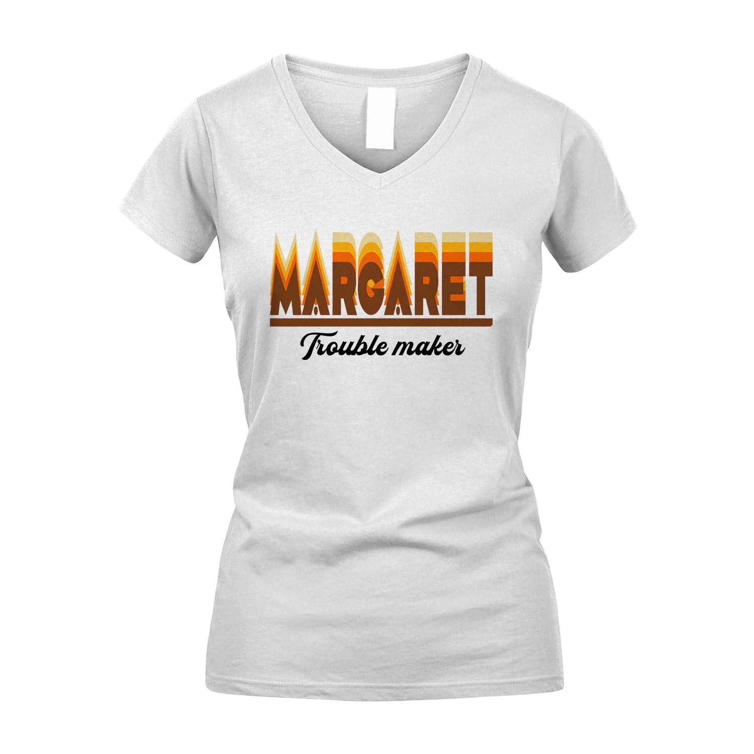 Your Name Trouble Maker Funny Shirt MARGARET M1-34