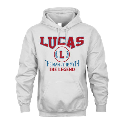 The Man The Myth The Legend Jet Style Shirt LUCAS M1-9