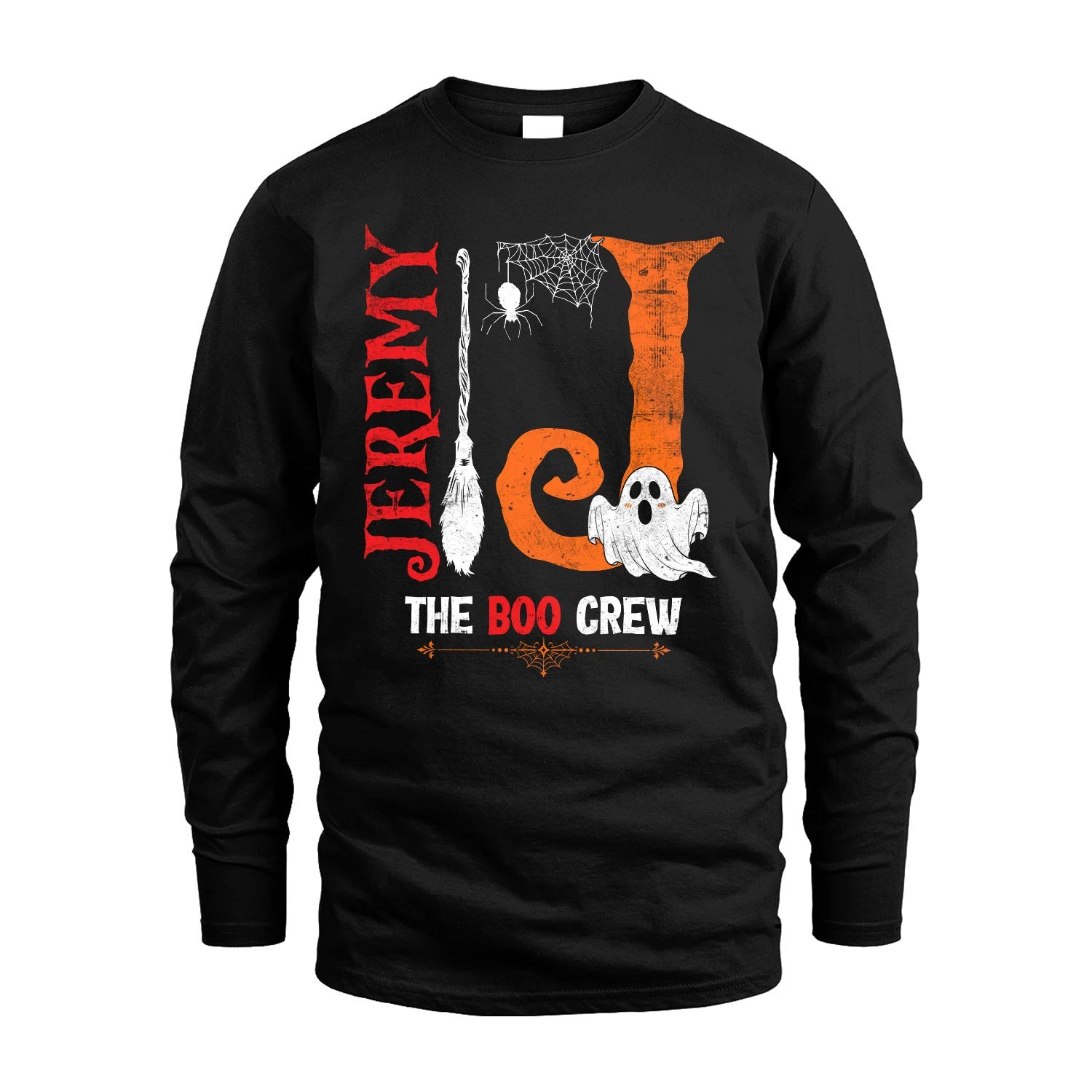 The Boo Crew Halloween With Your Name Shirt JEREMY M1-23