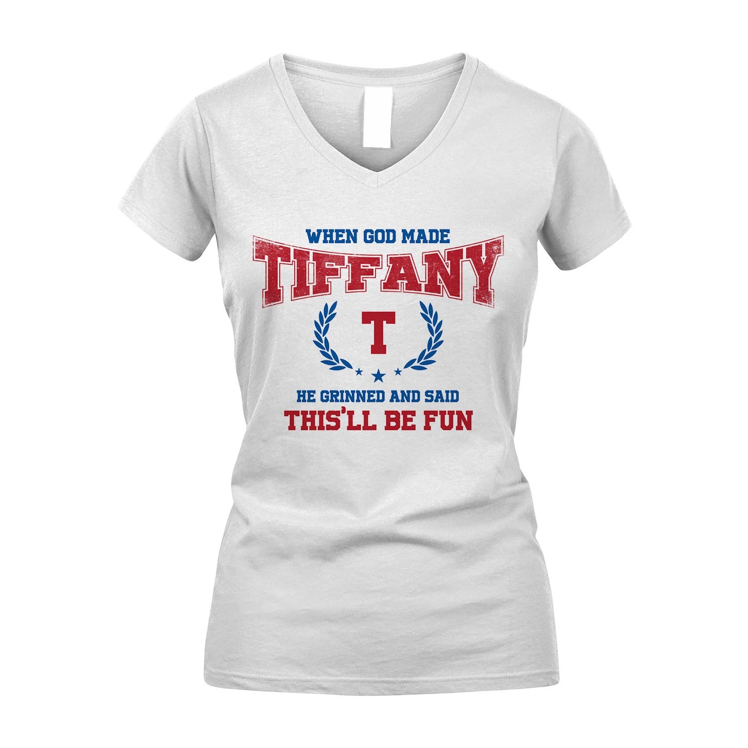 When God Made He Grinned And Said This'll Be Fun Shirt TIFFANY M1-12