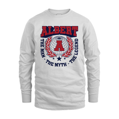 The Man The Myth The Legend Logo Shirt ALBERT M1-30