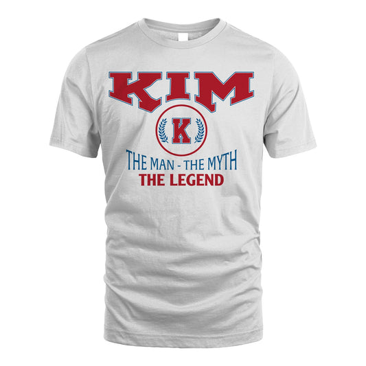 The Man The Myth The Legend Jet Style Shirt KIM M1-9