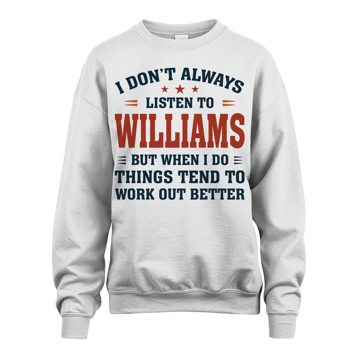 I Don't Always Listen To... WILLIAMS M1-2