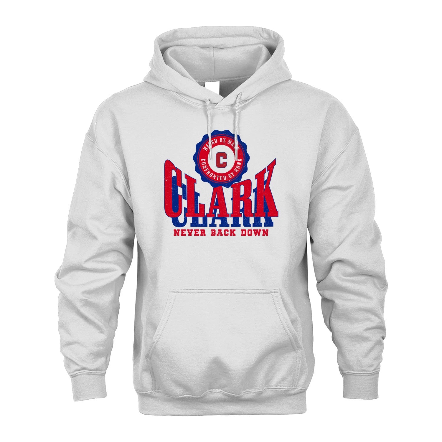 Your Name Never Back Down Shirt CLARK M1-33