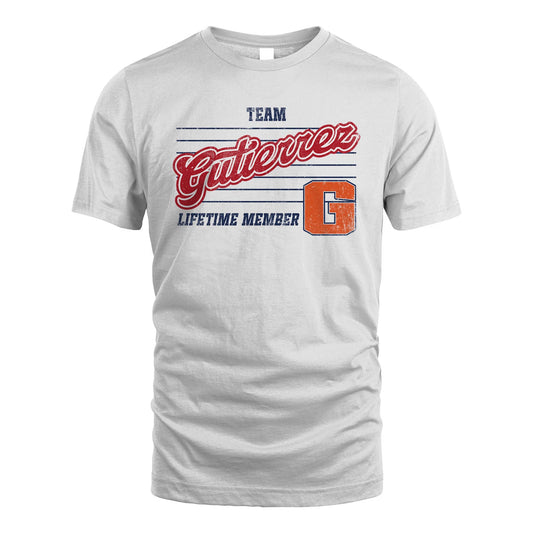 Team Your Name Lifetime Member Vintage Shirt GUTIERREZ M1-24