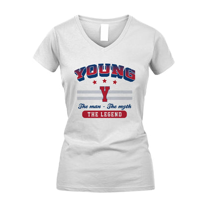 The Man The Myth The Legend With Your Name Shirt YOUNG M1-35