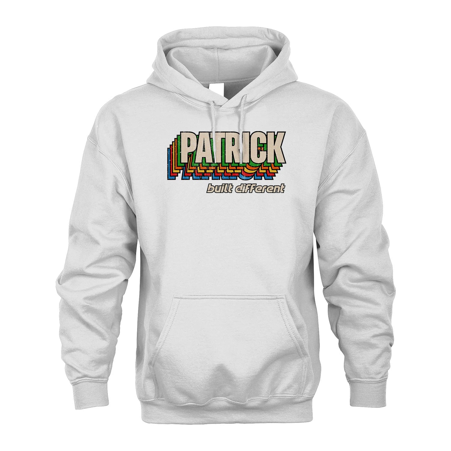 Your Name Built Different Retro Shirt PATRICK M1-26