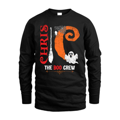The Boo Crew Halloween With Your Name Shirt CHRIS M1-23