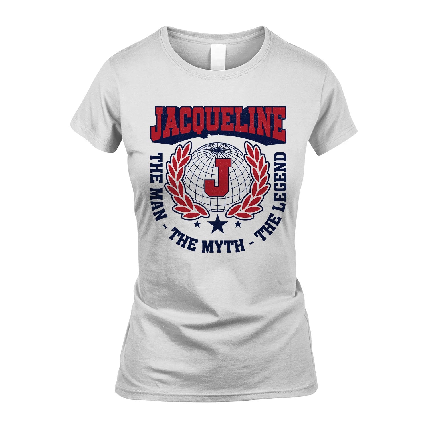 The Man The Myth The Legend Logo Shirt JACQUELINE M1-30