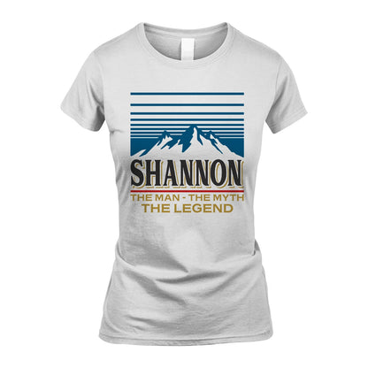 The Man The Myth The Legend Vintage Mountain Shirt SHANNON M1-19
