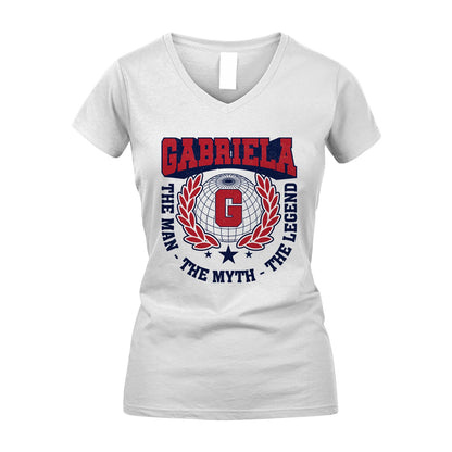 The Man The Myth The Legend Logo Shirt GABRIELA M1-30