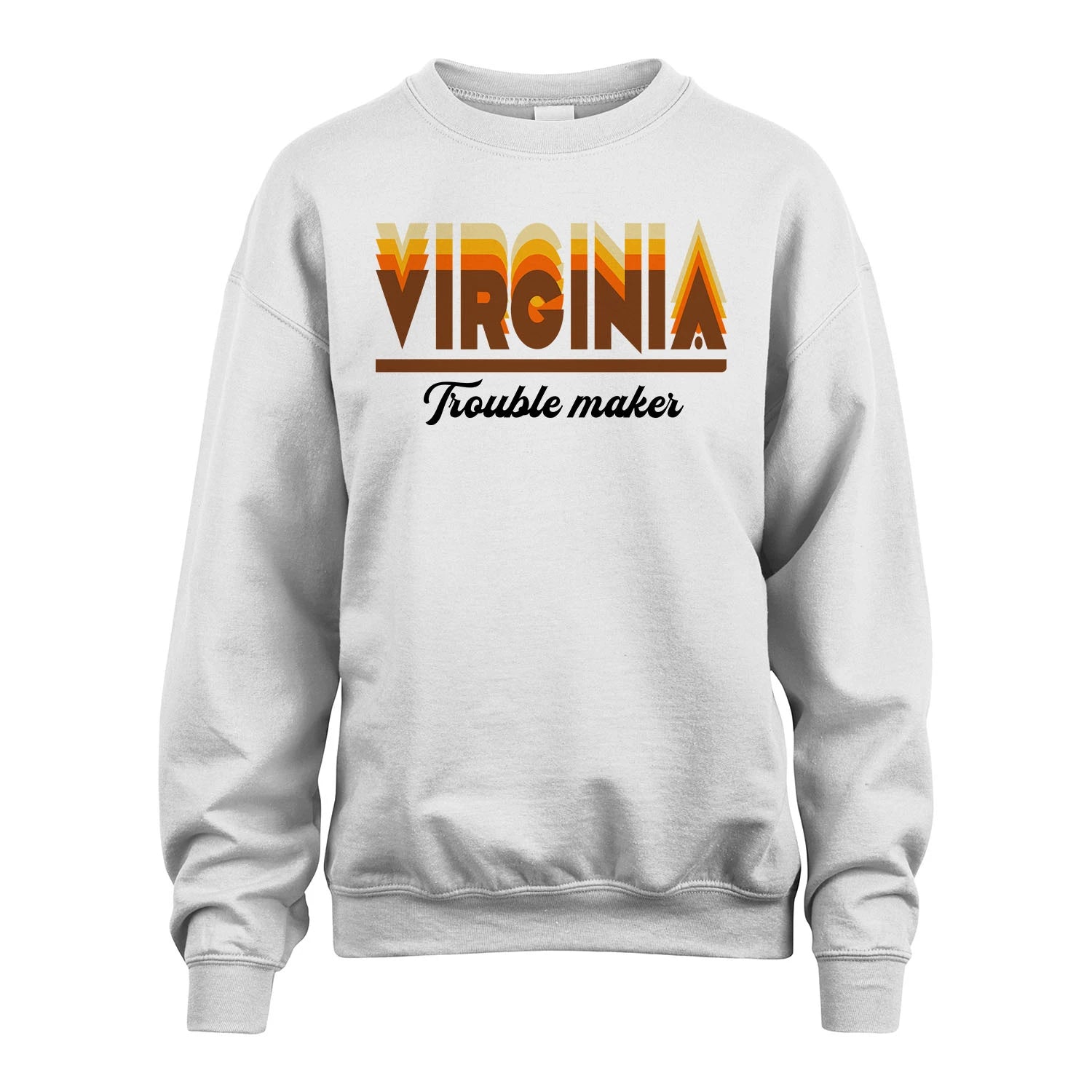 Your Name Trouble Maker Funny Shirt VIRGINIA M1-34