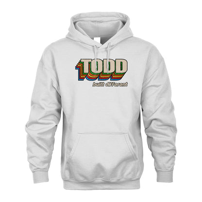Your Name Built Different Retro Shirt TODD M1-26