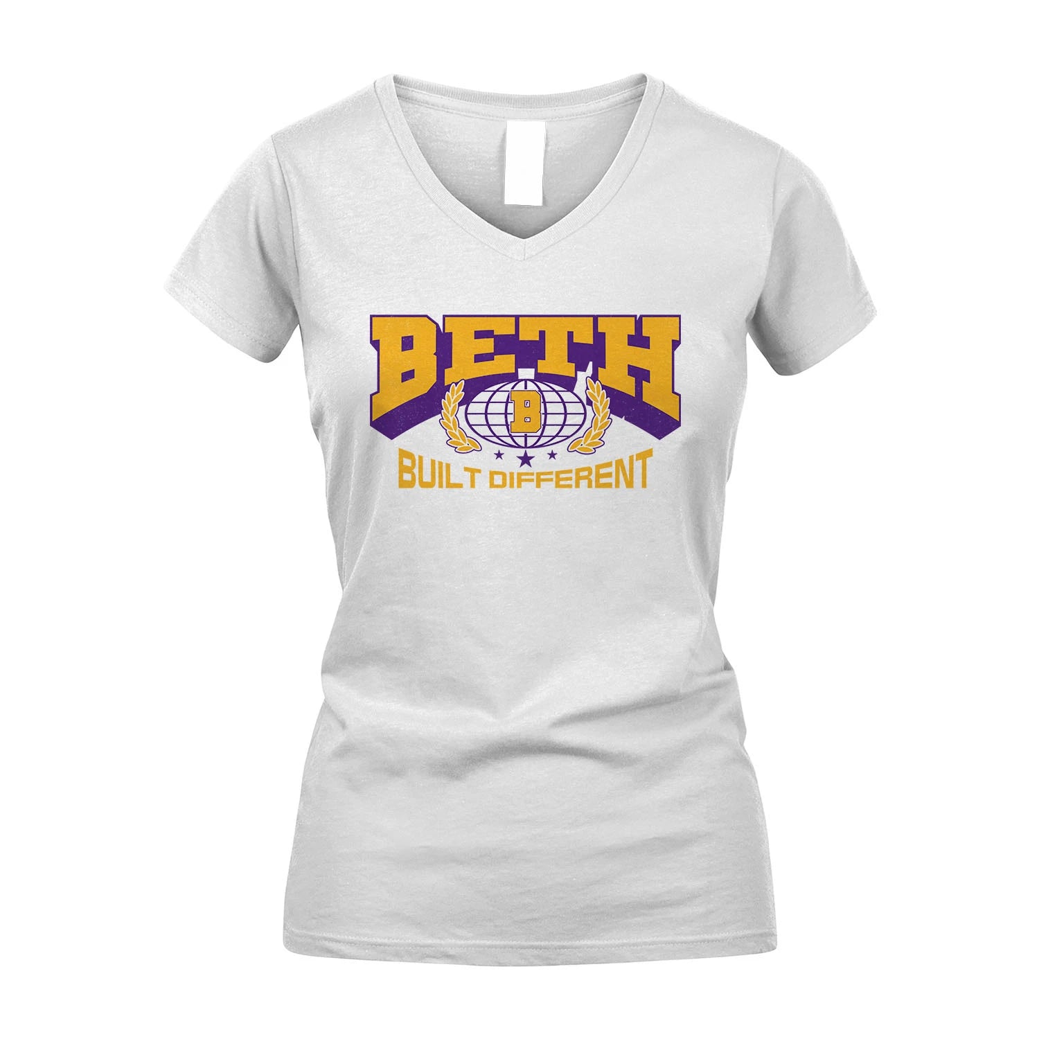 Your Name Built Different Sporty Shirt BETH M1-32
