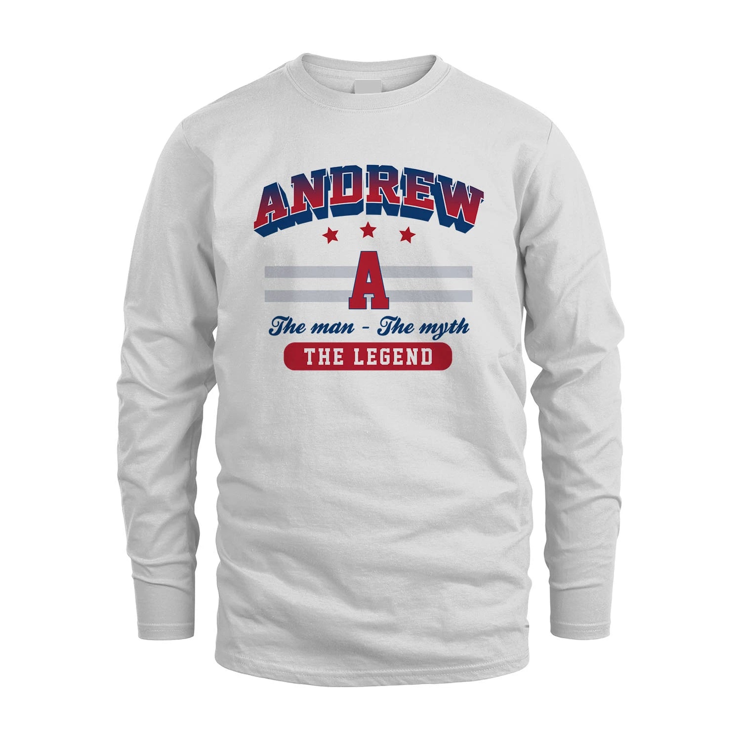 The Man The Myth The Legend With Your Name Shirt ANDREW M1-35