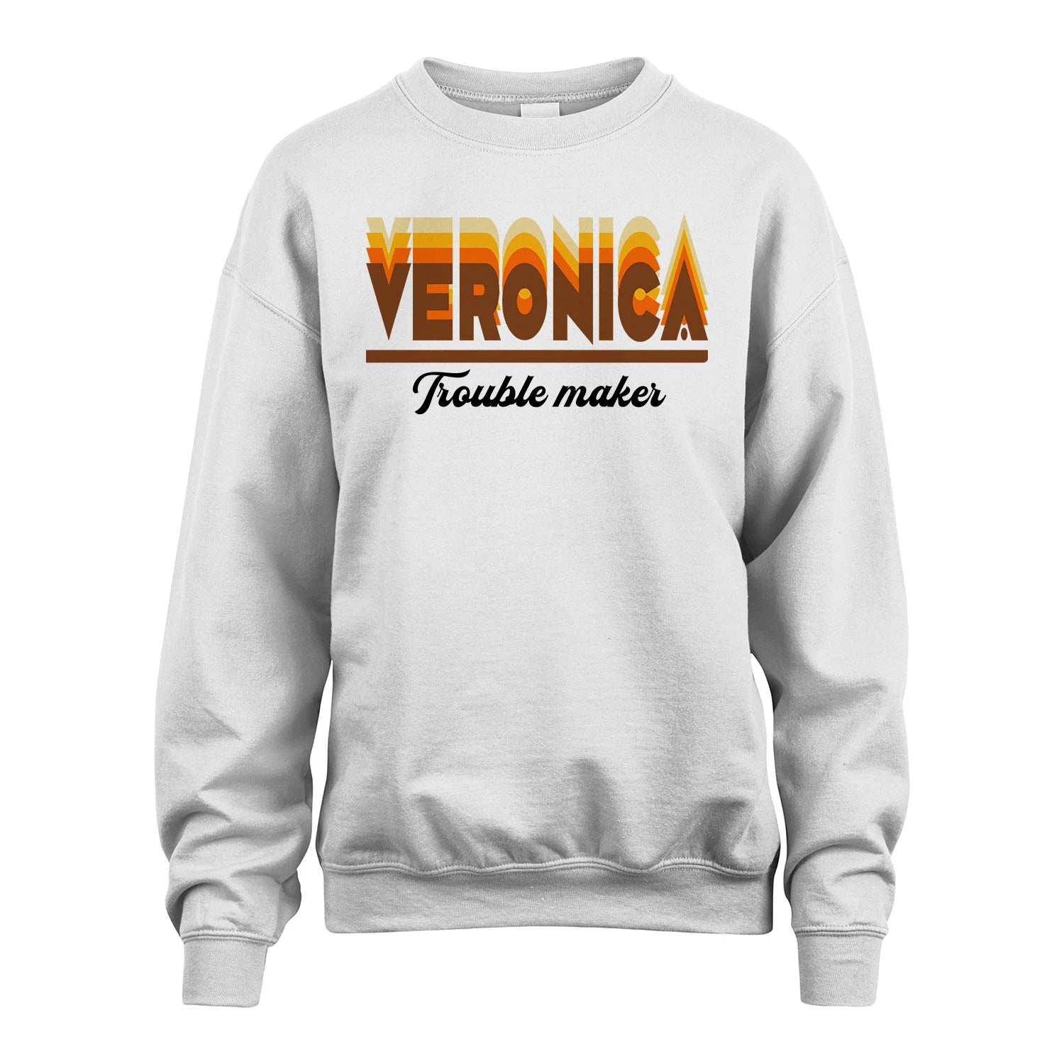 Your Name Trouble Maker Funny Shirt VERONICA M1-34