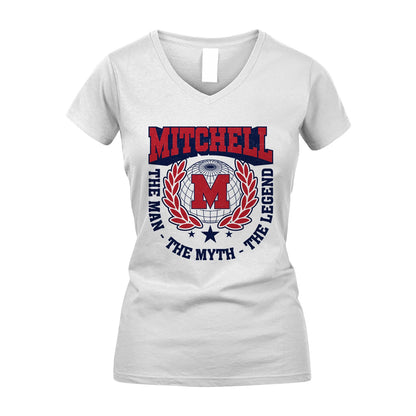 The Man The Myth The Legend Logo Shirt MITCHELL M1-30