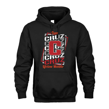 Team Your Name Lifetime Member Sporty Shirt CRUZ M1-25