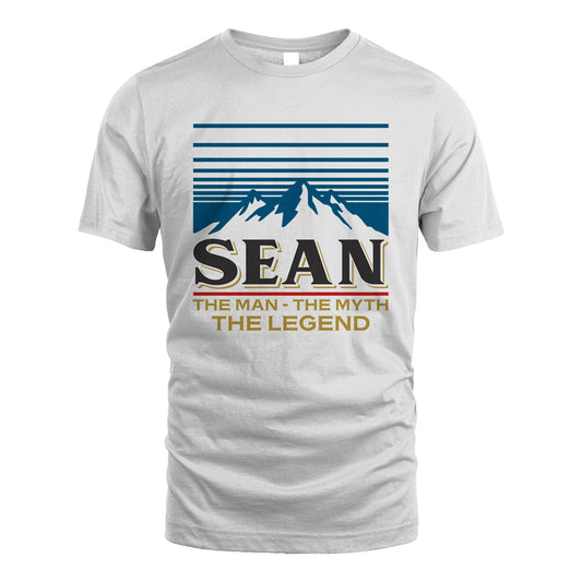 The Man The Myth The Legend Vintage Mountain Shirt SEAN M1-19