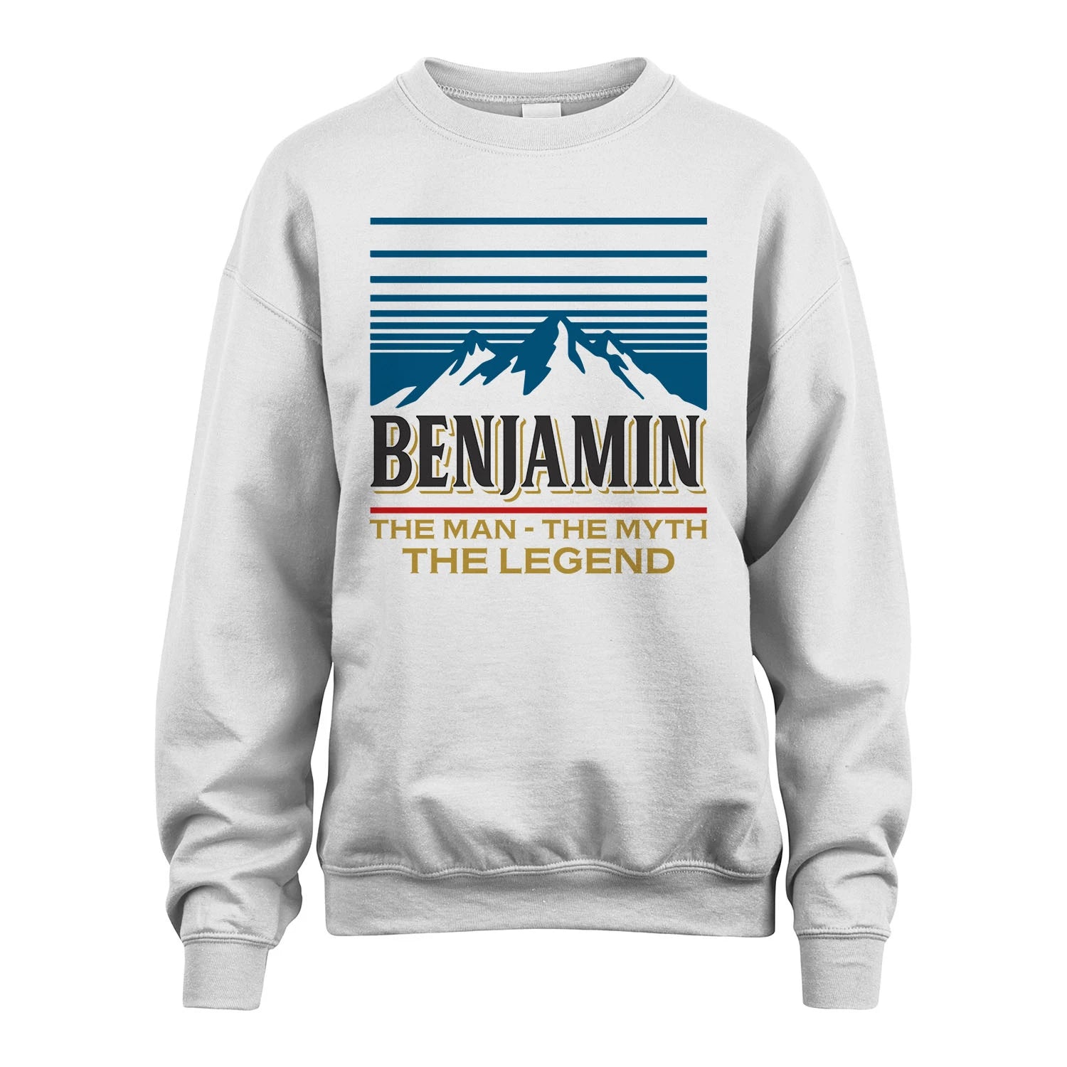 The Man The Myth The Legend Vintage Mountain Shirt BENJAMIN M1-19