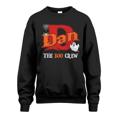 The Boo Crew Halloween Custom Name Shirt DAN M1-22
