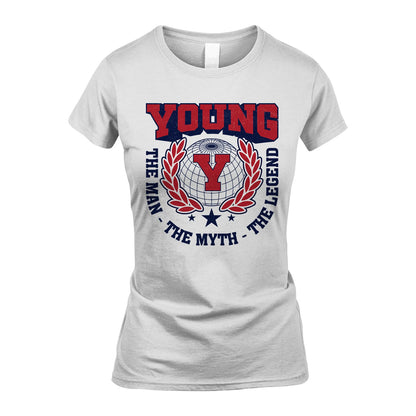 The Man The Myth The Legend Logo Shirt YOUNG M1-30