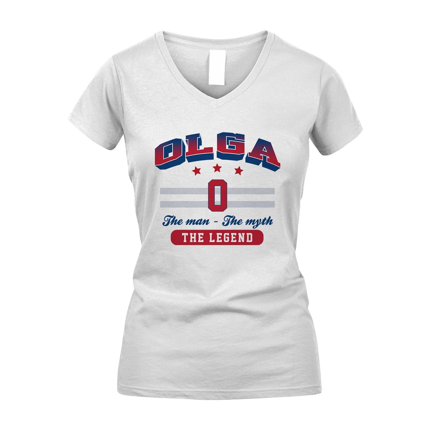 The Man The Myth The Legend With Your Name Shirt OLGA M1-35