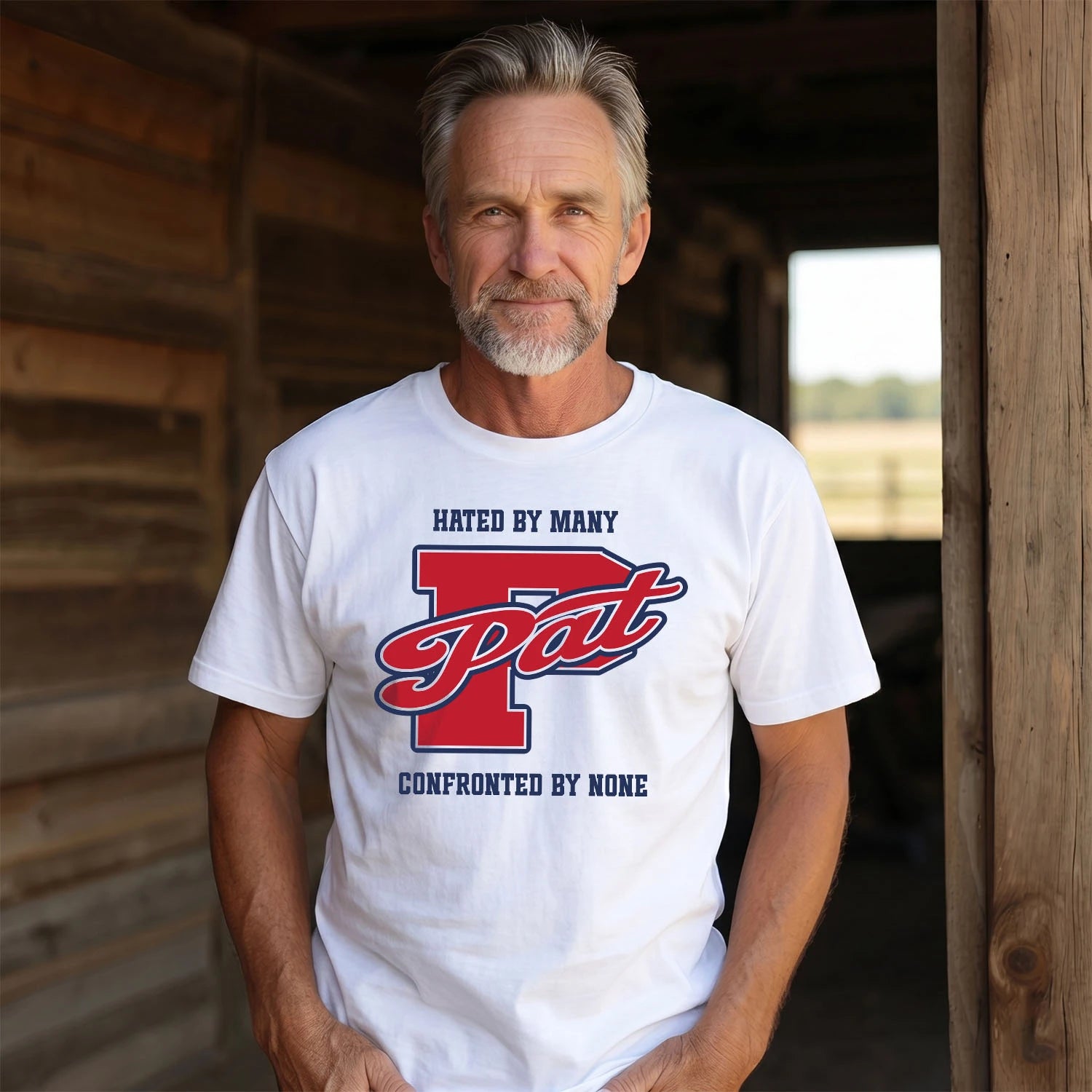 Hated By Many Confronted By None Personalized Name Shirt PAT M1-8