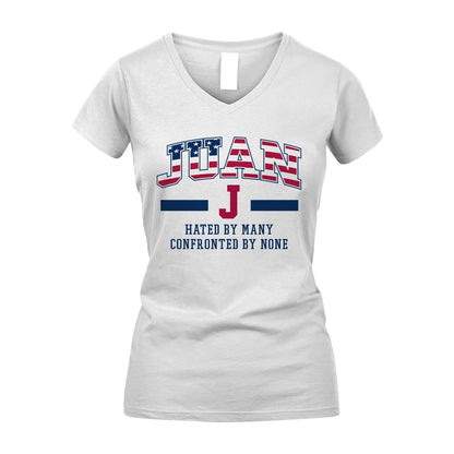 Hated By Many Confronted By None America Shirt JUAN M1-10