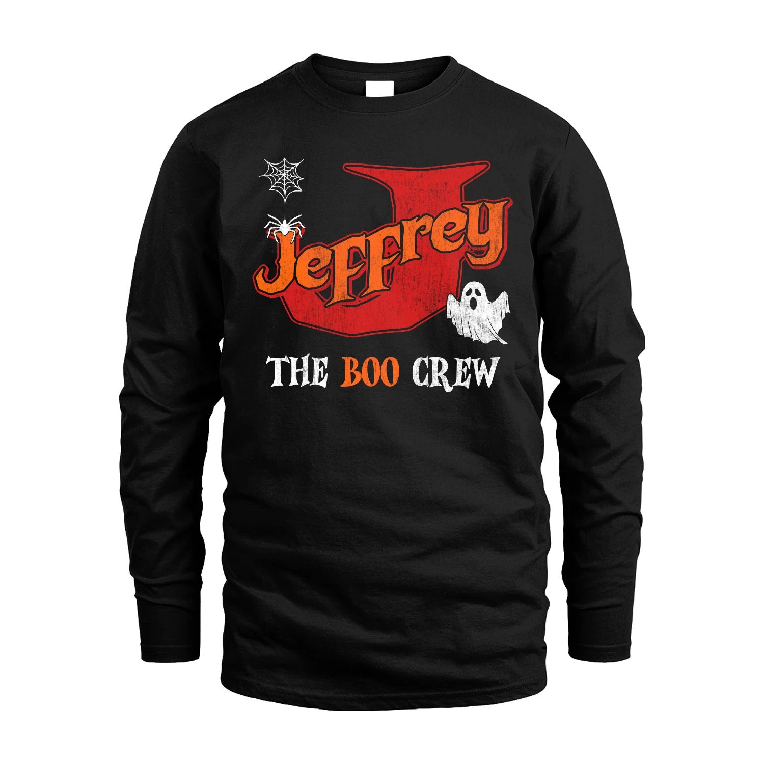 The Boo Crew Halloween Custom Name Shirt JEFFREY M1-22