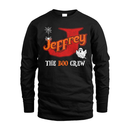 The Boo Crew Halloween Custom Name Shirt JEFFREY M1-22