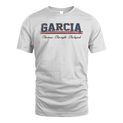 The Man The Myth The Legend Vintage Shirt GARCIA M1-6