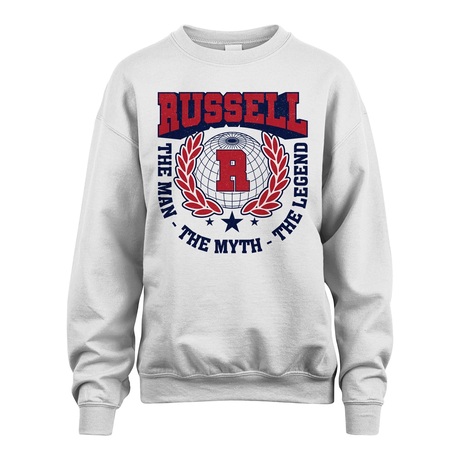 The Man The Myth The Legend Logo Shirt RUSSELL M1-30