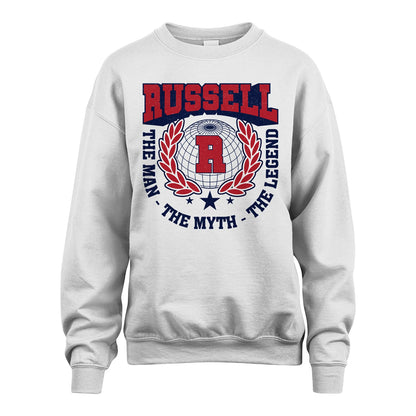 The Man The Myth The Legend Logo Shirt RUSSELL M1-30