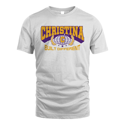 Your Name Built Different Sporty Shirt CHRISTINA M1-32