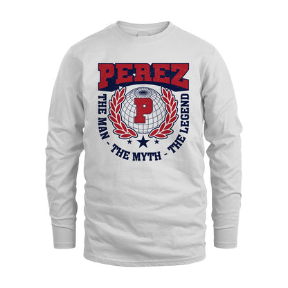 The Man The Myth The Legend Logo Shirt PEREZ M1-30