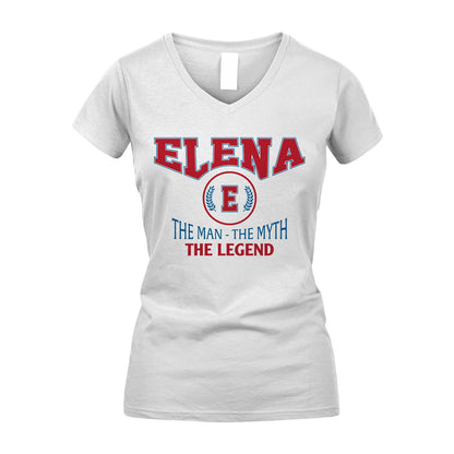 The Man The Myth The Legend Jet Style Shirt ELENA M1-9