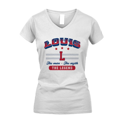 The Man The Myth The Legend With Your Name Shirt LOUIS M1-35