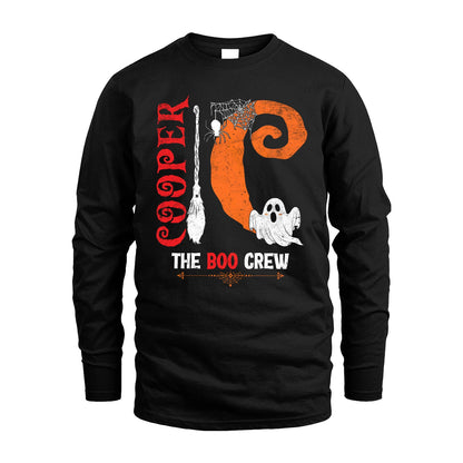 The Boo Crew Halloween With Your Name Shirt COOPER M1-23